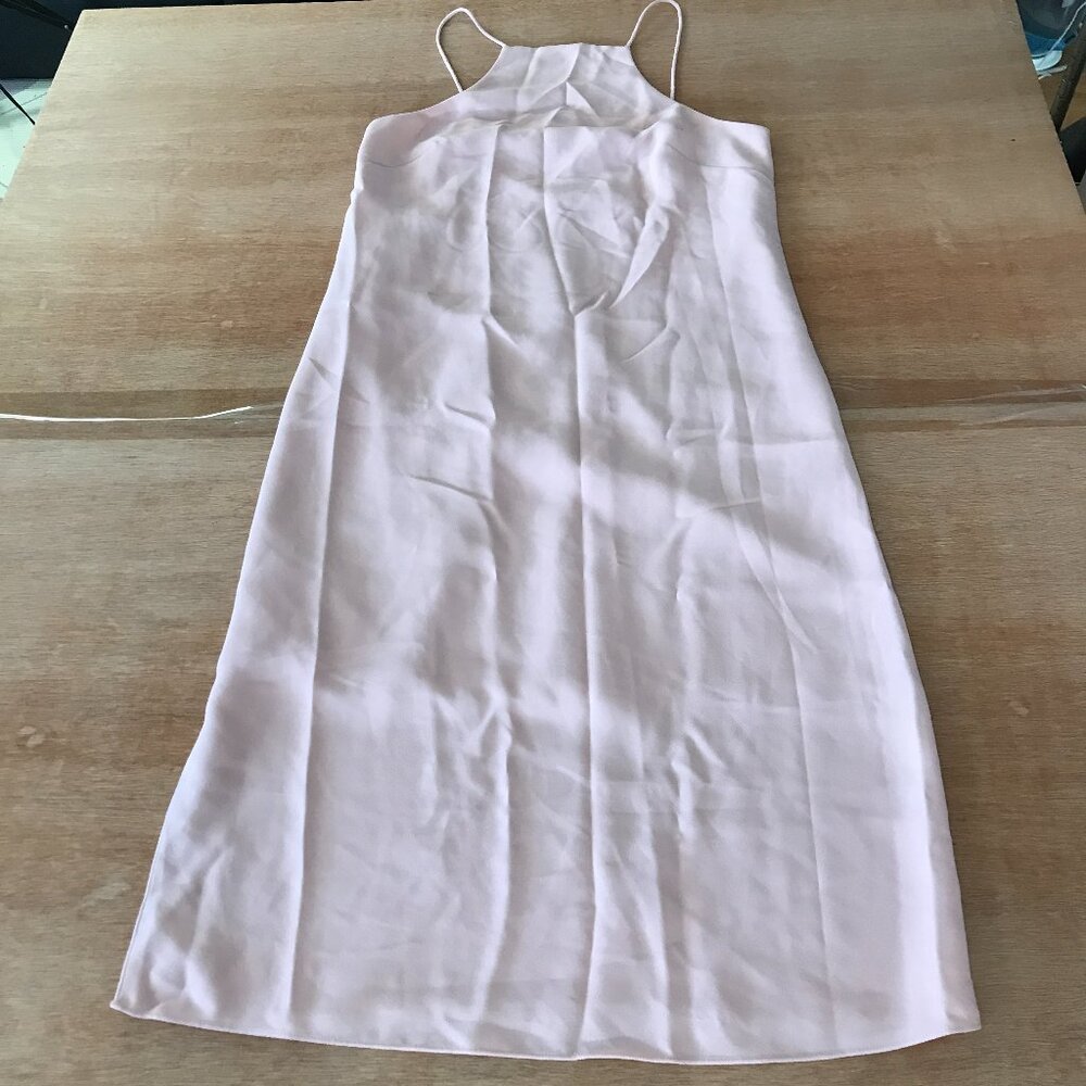 Sam Edelman Halter Mini Dress Women 2 Blush Pink Sleeveless Slimming Party 18863
